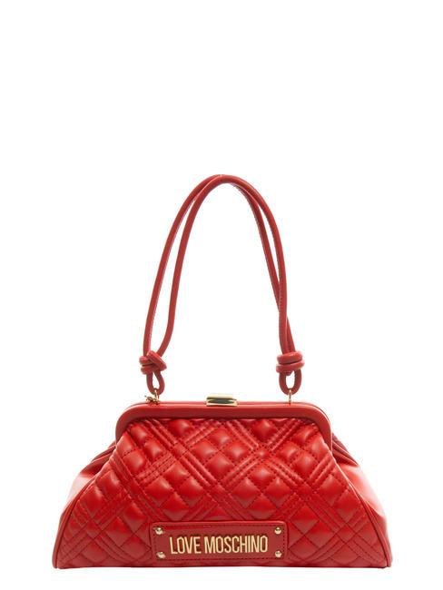 LOVE MOSCHINO QUILTED Chain Sac à bandoulière, avec bandoulière ROUGE - Sacs pour Femme