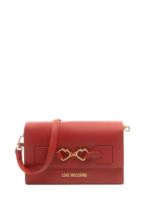 LOVE MOSCHINO LOVER  sac d'épaule rouge - Sacs pour Femme