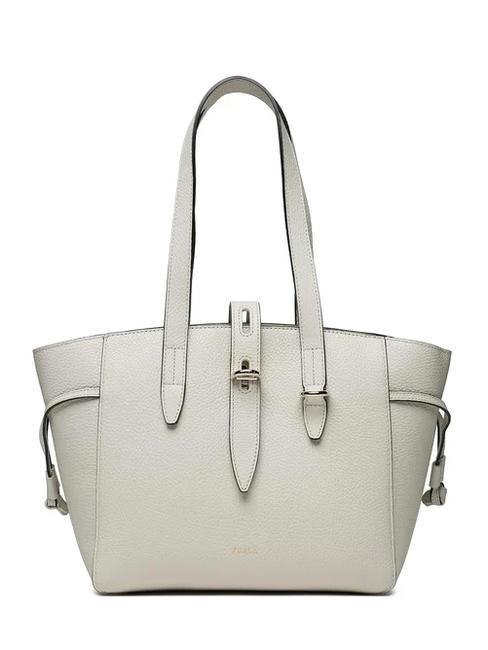 FURLA NET Petit cabas en cuir Guimauve - Sacs pour Femme