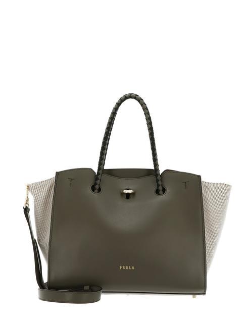 FURLA GENESI  Sac à main, avec bandoulière sauge/greige - Sacs pour Femme