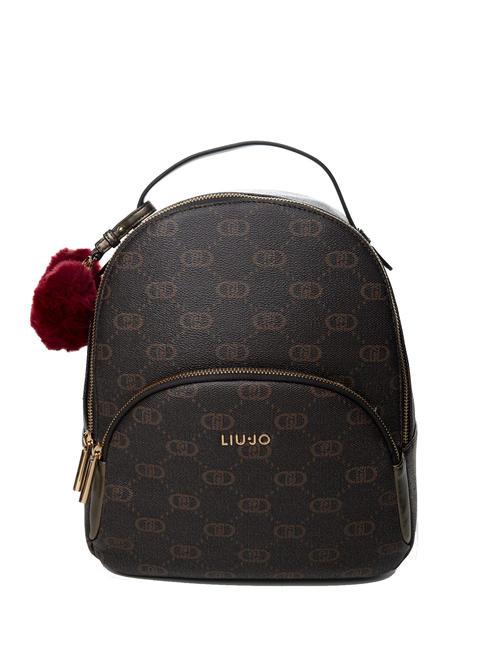 LIUJO MANHATTAN Logo Sac à dos moka - Sacs pour Femme