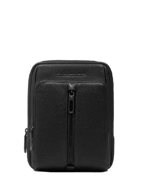 PIQUADRO HEDLEY Sac en cuir Noir - Sacs en Bandoulières pour Homme