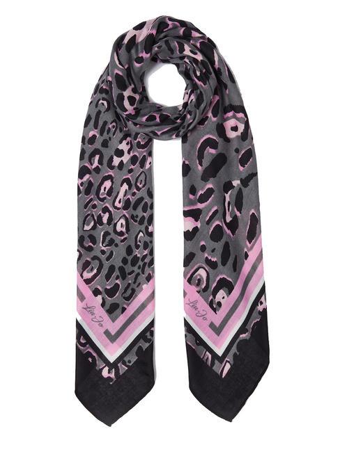 LIUJO GIRLISH SPOT Foulard NOIR - Écharpes