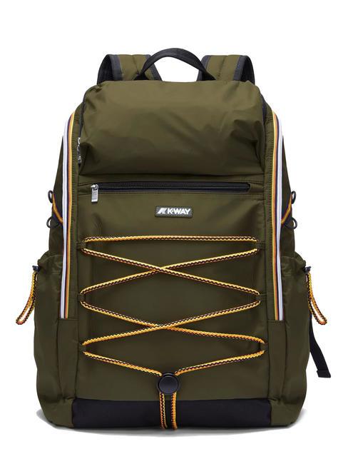 KWAY MONTE LIMAR Sac à dos d'extérieur pour ordinateur portable 15,6" vert noirâtre - Sacs à dos pour ordinateur portable