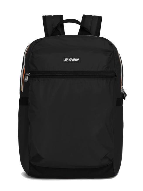 KWAY LAON Sac à dos en nylon noir aussi - Sacs à dos pour l'École & les Loisirs