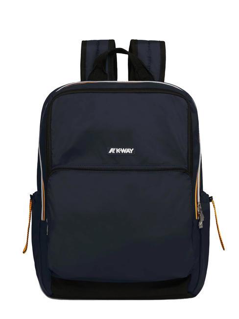 KWAY GIZY Sac à dos en nylon pour ordinateur portable 15" profondeur bleue - Sacs à dos pour ordinateur portable