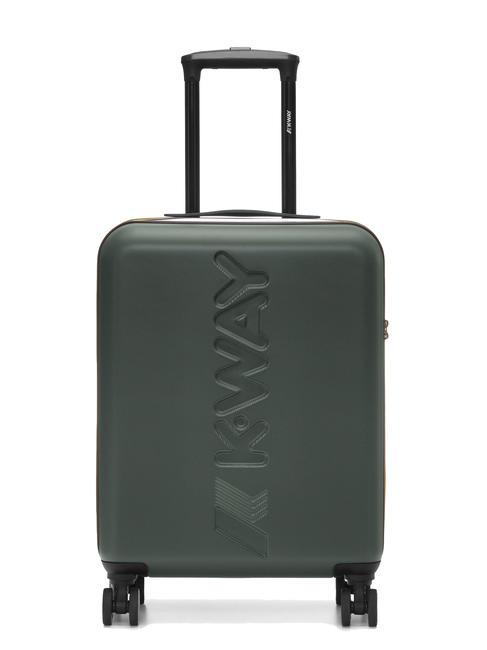 KWAY MAXILOGO Chariot à bagages à main vert noirâtre/bleu md cobalt - Valises cabine