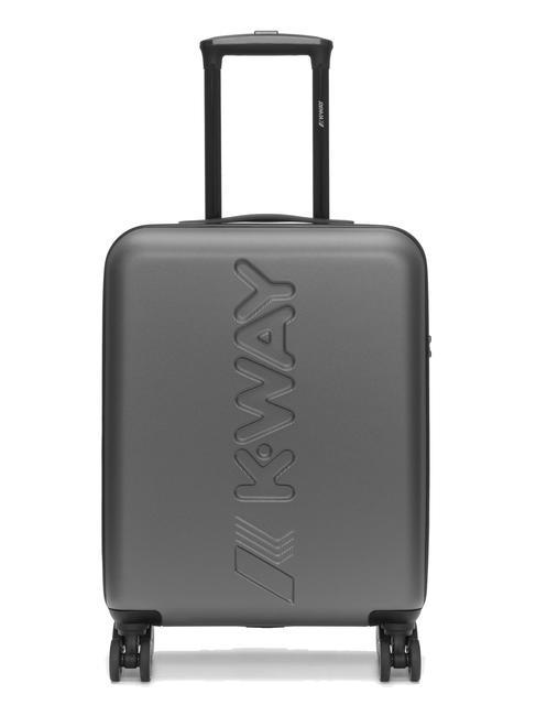 KWAY MAXILOGO Chariot à bagages à main gris métallisé - Valises cabine