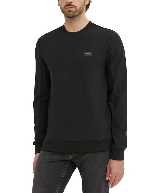 GUESS TECH Sweat-shirt à col rond en tissu technique jetbla - Pulls molletonnés