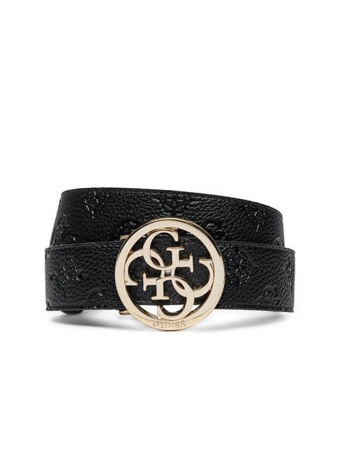 GUESS CRESIDIA Ceinture raccourcissable avec boucle 4G NOIR - Ceintures