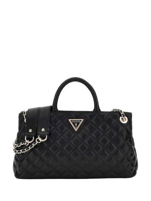 GUESS GIULLY Sac matelassé à double anses NOIR - Sacs pour Femme