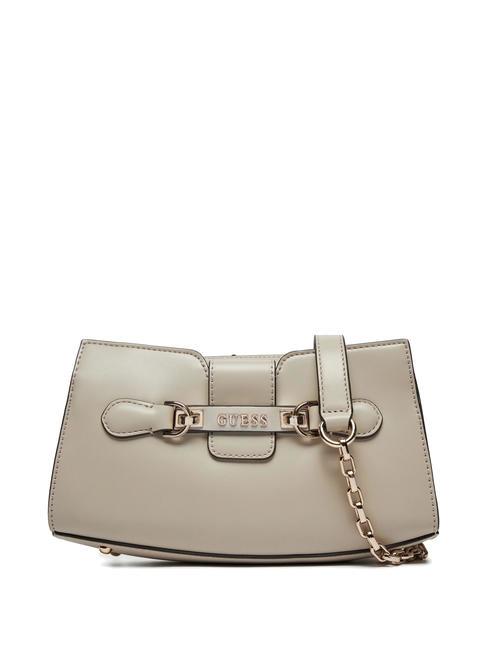 GUESS NOLANA Petit sac bandoulière taupe - Sacs pour Femme