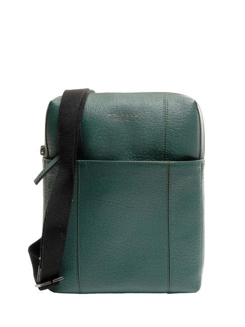 PIQUADRO IMHO Grand sac en cuir VERT - Sacs en Bandoulières pour Homme