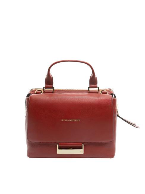 PIQUADRO W99 Sac porte-documents en cuir ROUGE - Sacs pour Femme