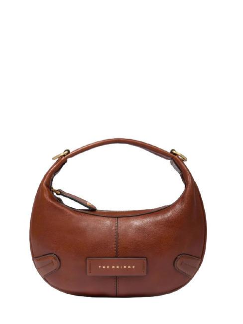 THE BRIDGE FLAVIA Petit sac en cuir avec bandoulière MARRON - Sacs pour Femme