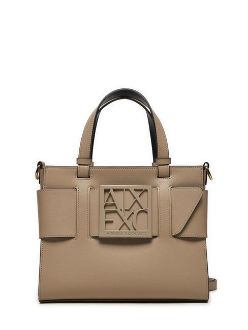 ARMANI EXCHANGE borsa tote media Cabas pour sac à main, avec bandoulière pisco - Sacs pour Femme