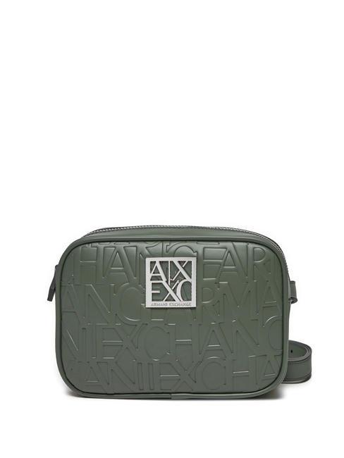 ARMANI EXCHANGE LOGO EMBOSSED Mini sac à bandoulière absinthe - Sacs pour Femme