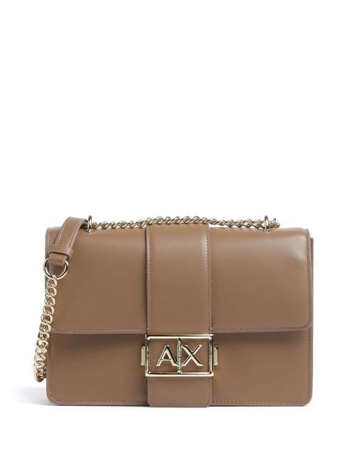 ARMANI EXCHANGE A|X BUCKLE Sac bandoulière moyen pisco noir - Sacs pour Femme