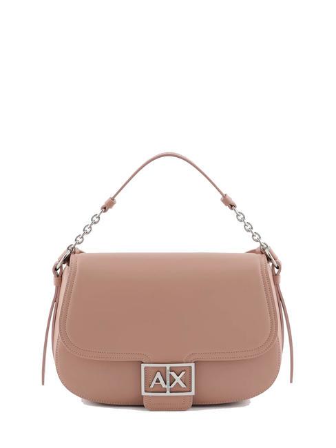 ARMANI EXCHANGE A|X BUCKLE Sac bandoulière selle punch au lait - Sacs pour Femme