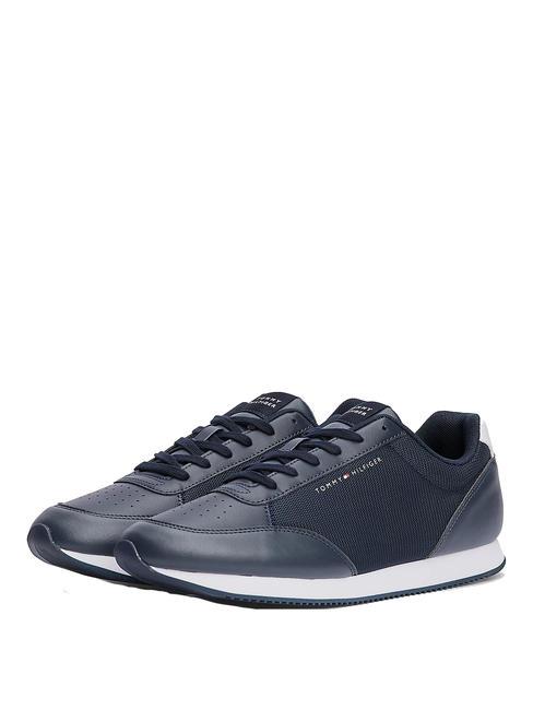 TOMMY HILFIGER LOW RUNNER MIX Baskets  ciel désert - Chaussures Homme