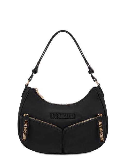 LOVE MOSCHINO EASY GO Sac bandoulière en nylon Noir - Sacs pour Femme