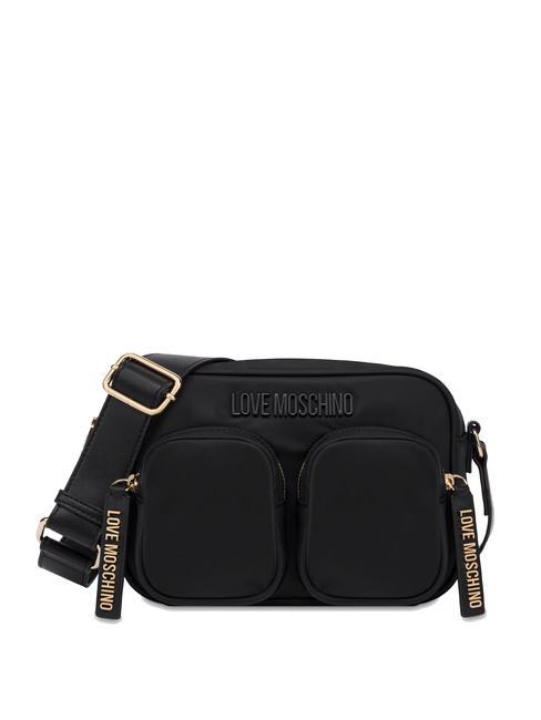 LOVE MOSCHINO EASY GO Sac bandoulière en nylon Noir - Sacs pour Femme