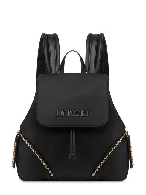 LOVE MOSCHINO EASY GO Sac à dos en nylon Noir - Sacs pour Femme