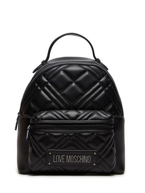 LOVE MOSCHINO QUILTED Sac à dos matelassé Noir - Sacs pour Femme