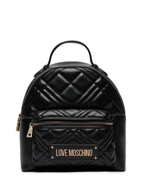 LOVE MOSCHINO QUILTED Sac à dos matelassé Noir - Sacs pour Femme