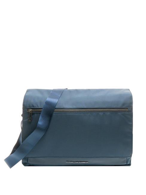 PIQUADRO MACBETH Support ordinateur Messenger 14" bleu - Porte Documents Travail