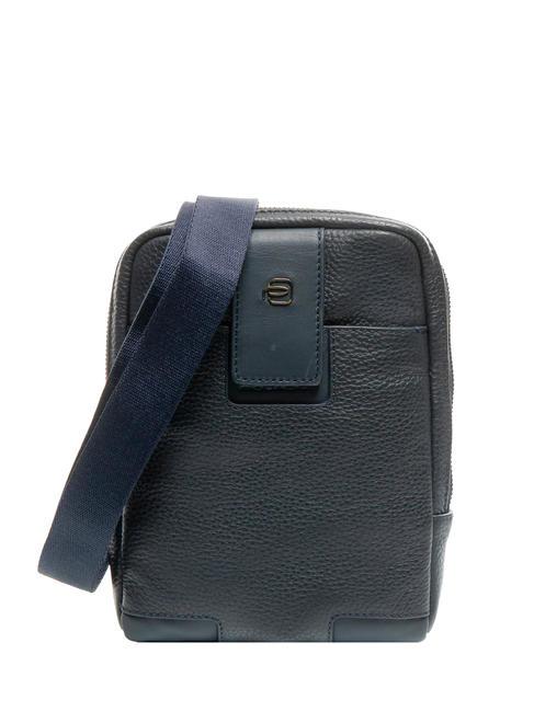 PIQUADRO ILI Sac en cuir pour iPad mini bleu - Sacs en Bandoulières pour Homme