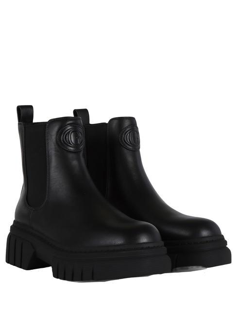 GUESS ALIS Bottines en cuir NOIR - Chaussures Femme