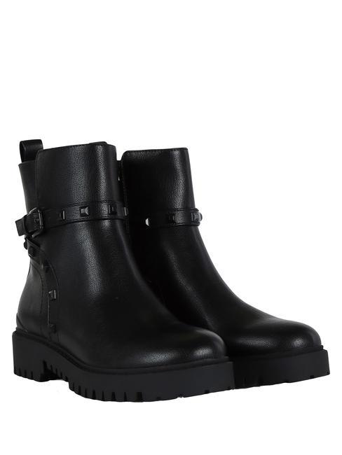 GUESS OLIY  Bottines cloutées NOIR - Chaussures Femme