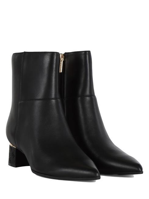 GUESS LUKKIE  Bottines en cuir NOIR - Chaussures Femme