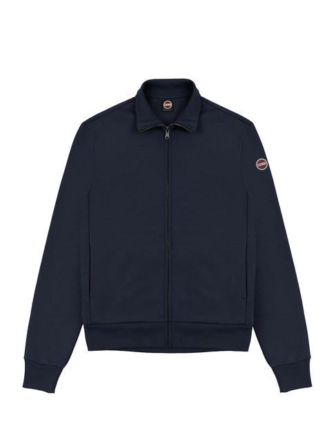 COLMAR MODISH Sweat col roulé entièrement zippé bleu marine - Pulls molletonnés