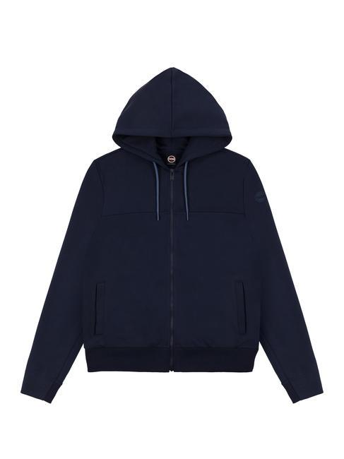 COLMAR SPELL Sweat entièrement zippé avec poches et capuche bleu marine - Pulls molletonnés