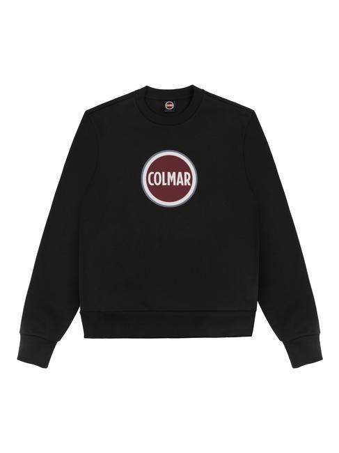 COLMAR MODISH Sweat ras du cou à logo imprimé noir - Pulls molletonnés