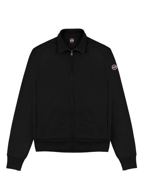 COLMAR MODISH Sweat col roulé entièrement zippé noir - Pulls molletonnés