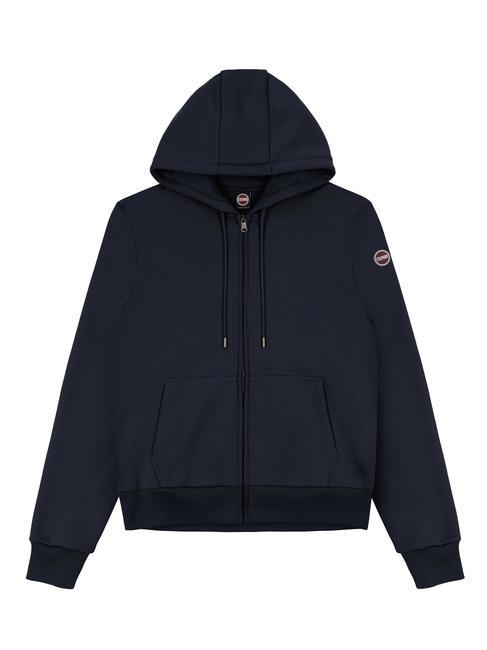 COLMAR MODISH Sweat entièrement zippé avec poches et capuche bleu marine - Pulls molletonnés