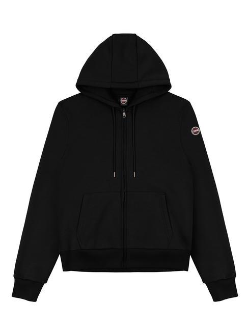 COLMAR MODISH Sweat entièrement zippé avec poches et capuche noir - Pulls molletonnés