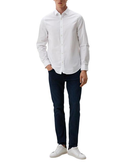 GUESS BASIC  Chemise en coton blanc pur - Chemises pour hommes