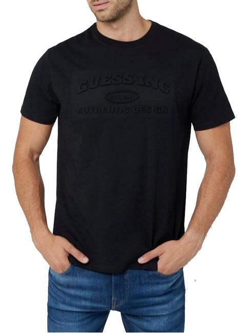 GUESS CLUB LOGO T-shirt avec logo embossé jetbla - T-shirt