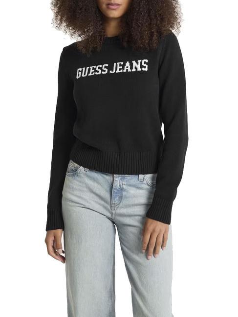 GUESS JEANS INTARSIA  Pull en coton jetbla - Chandails pour femmes