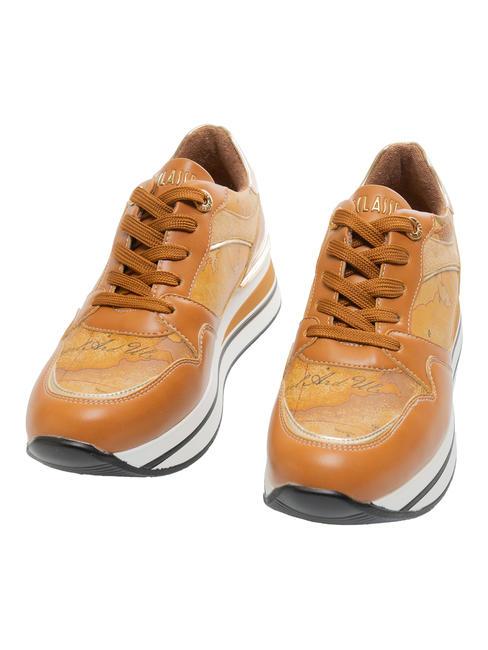 ALVIERO MARTINI PRIMA CLASSE GEO Running Baskets TABAC - Chaussures Femme