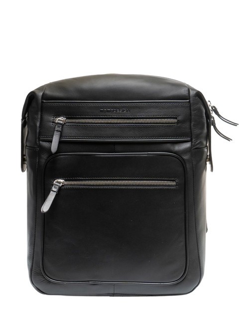 MOMO DESIGN BICOLOR Sac à dos en cuir pour ordinateur portable 15,6" noir noir - Sacs à dos pour ordinateur portable