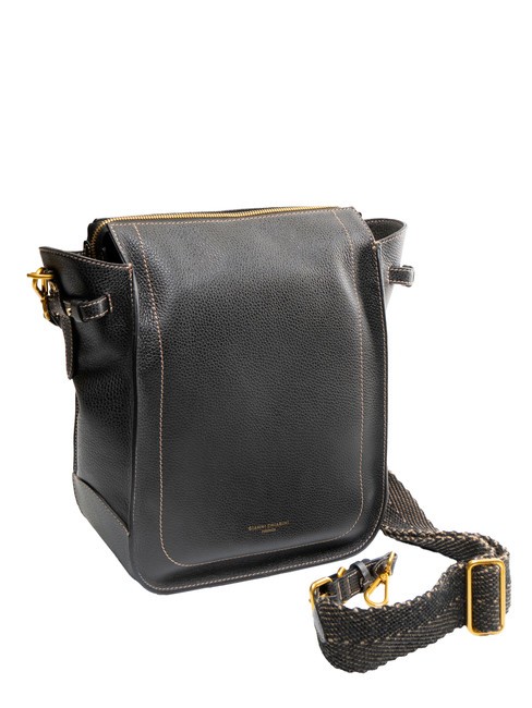 GIANNI CHIARINI OLLY Sac en cuir avec bandoulière Noir - Sacs pour Femme