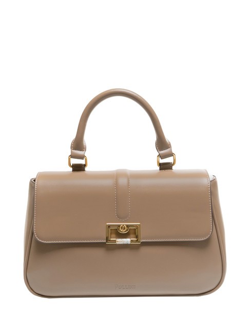 POLLINI DAMA S Sac à main avec bandoulière taupe - Sacs pour Femme