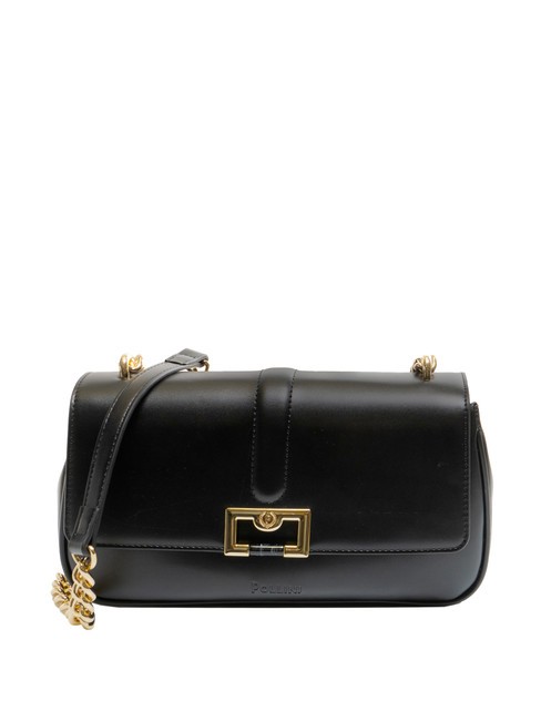 POLLINI DAMA Sac bandoulière avec chaîne Noir - Sacs pour Femme