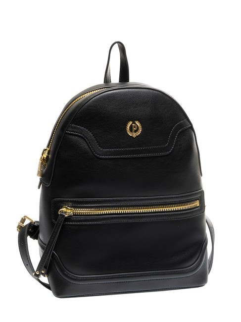 POLLINI ZIPPER Sac à dos avec poche Noir - Sacs pour Femme