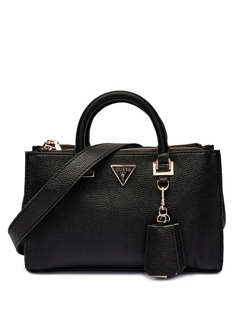 GUESS CRESIDIA Satchel Sac à main, avec bandoulière NOIR - Sacs pour Femme